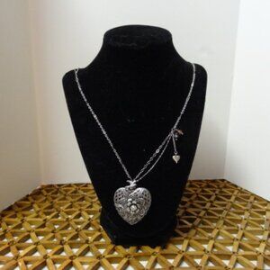 Bohm Silver 15" Heart Necklace, NWOT
